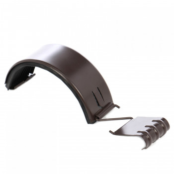 Piesa de legatura metalica jgheab 150 Ral 8014 maro Stabicor